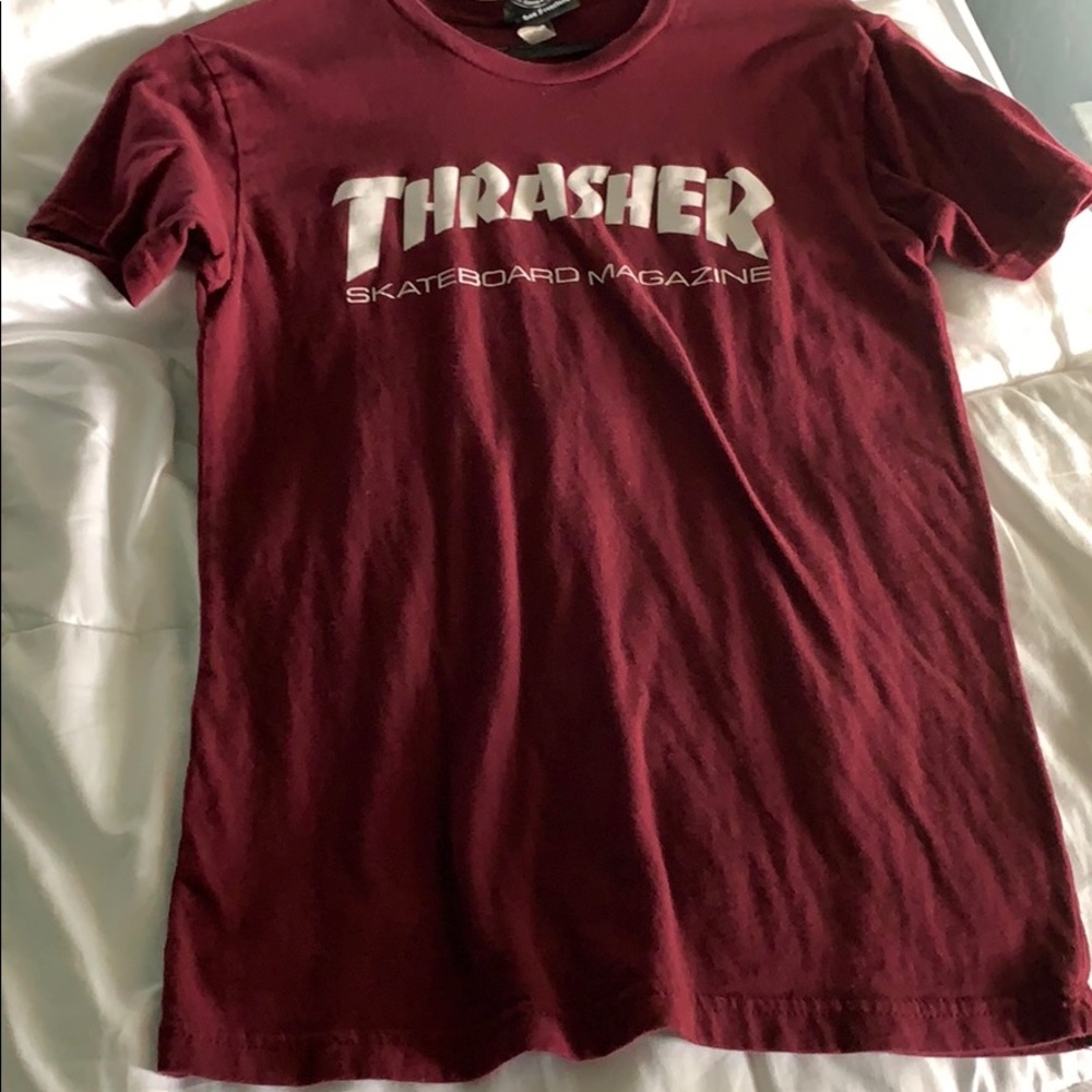 Extra small Thrasher maroon t shirt